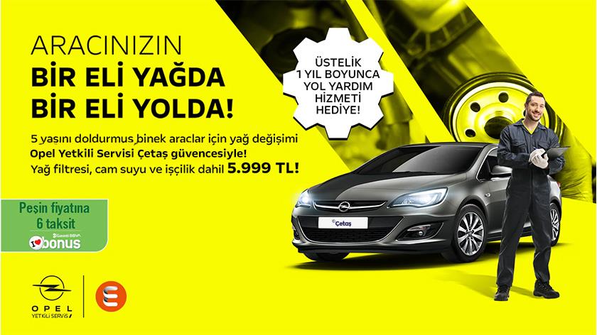 Opel Yağ Değişimi Kampanyası | Mart 2025