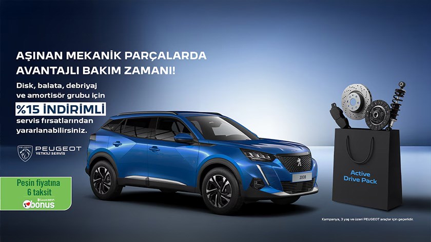 3 yaş üzeri Peugeot’nuza Özel Kampanya | Ekim 2025