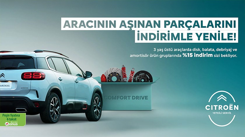 Citroën 3+ Yaş Bakım Kampanyası | Ekim 2025
