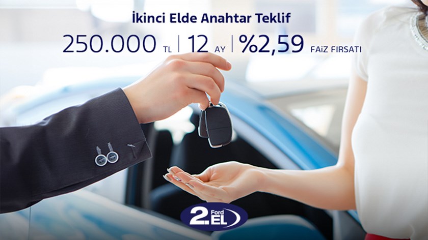 Araç Aldıran Kredi Desteği Ford 2.El’de | Temmuz 2025